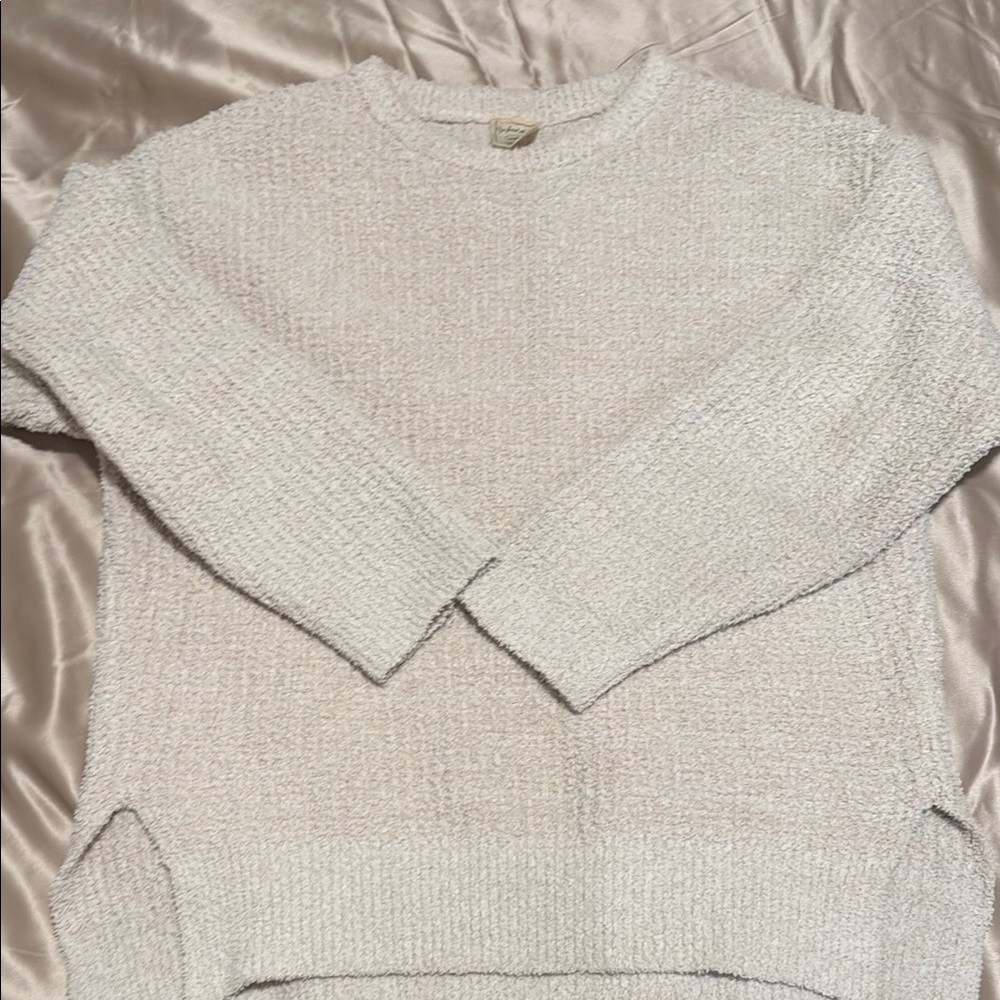 Gelato Pique Cozy Cream Knit sweater